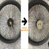 Bike Spoke Wheel Chainwheel 28T Bicycle Sprocket for Spokes Mount Bike Left Drive Kit Replacement Parts Spokes Gear Set (kit 2) view 4