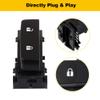 OCPTY Door Lock Switch Replacement Fits for Chevy Silverado 2008-2013 1500, 2500HD, Sierra 1500 2008-2014, Sierra 2500 HD 2011; Push Button, Lever Actuator, Black Color, Manual Operation view 3