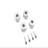 Aluminum Universal Hex Adapter 12mmx10mm - 4Pcs Set Silver view 1