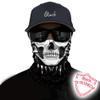 Obacle Motorcycle Face Mask Sun UV Dust Wind Protection Durable Tube Mask Seamless Bandana Skeleton Face Mask for Men Women Bike Riding Cycling Biker Fishing Outdoor Festival (Sewing Lip Skull) view 2