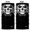 Obacle Motorcycle Face Mask Sun UV Dust Wind Protection Durable Tube Mask Seamless Bandana Skeleton Face Mask for Men Women Bike Riding Cycling Biker Fishing Outdoor Festival (Sewing Lip Skull) view 3