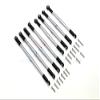 GPM For Traxxas E-Revo Brushless/Summit/Revo/Revo 3.3 Upgrade Parts Aluminum Anti-Clockwise Thread Steering Tie Rod - 8Pcs Set Silver view 1