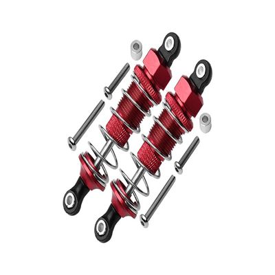 GPM For Tamiya DT-03 Upgrade Parts Aluminum Front Adjustable Plastic Ball Top 70mm Damper - 1Pr Set Red