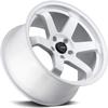 AVID.1 AV-06 Matte White 17x8 Custom Wheel Fits 5x114 Bolt Pattern with +35 Offset Lightweight Performance Alloy Wheel Aggressive Street Style & Track-Ready Car Accessories view 3