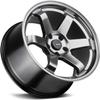 AVID.1 AV-06 Hyper Black 18x8.5 Custom Wheel Fits 5x100 Bolt Pattern with +35 Offset Lightweight Performance Alloy Wheel Aggressive Street Style & Track-Ready Car Accessories view 3