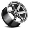 AVID.1 AV-06 Hyper Black 17x8 Custom Wheel Fits 5x100 Bolt Pattern with +35 Offset Lightweight Performance Alloy Wheel Aggressive Street Style & Track-Ready Car Accessories view 3