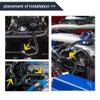 X AUTOHAUX 40pcs 7mm Car Fuel Line Spring Clips Water Pipe Air Tube Clamps Hose Fastener view 2