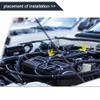 X AUTOHAUX 40pcs 7mm Car Fuel Line Spring Clips Water Pipe Air Tube Clamps Hose Fastener view 3