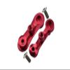 GPM For Losi 1:10 Baja Rey/Rock Rey/Hammer Rey U4 Upgrade Parts Aluminum Stabilizing Mount For Steering Assembly - 1Pr Set Red view 1