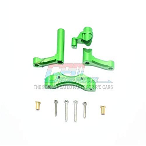 GPM For Losi 1:10 Baja Rey/Rock Rey/Hammer Rey U4 Upgrade Parts Aluminum Steering Assembly - 1 Set Green