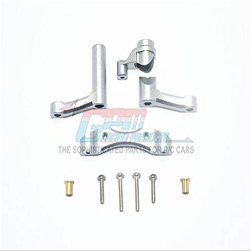 1:10 Baja Rey/Rock Rey/Hammer Rey U4 Upgrade Parts Aluminum Steering Assembly - 1 Set Gray Silver