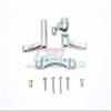 1:10 Baja Rey/Rock Rey/Hammer Rey U4 Upgrade Parts Aluminum Steering Assembly - 1 Set Gray Silver view 1