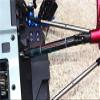 GPM For Losi 1/6 Super Baja Rey 4X4 Desert Truck Upgrade Parts Harden Steel #45 Thickened Rear Drive Shaft (Cross Head Design) - 1Pc Set Black view 2