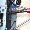 GPM For Losi 1/6 Super Baja Rey 4X4 Desert Truck Upgrade Parts Harden Steel #45 Thickened Rear Drive Shaft (Cross Head Design) - 1Pc Set Black view 3
