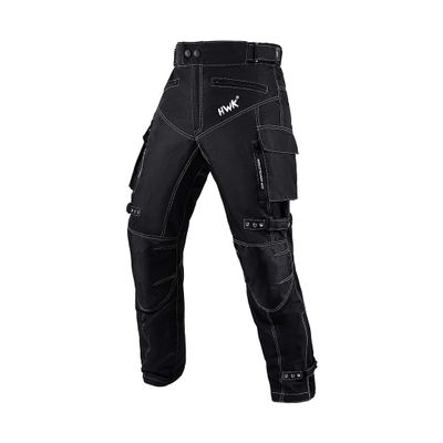 HWK Motorcycle Pants Mens with Armor, Water-Resistant Cordura Fabric.