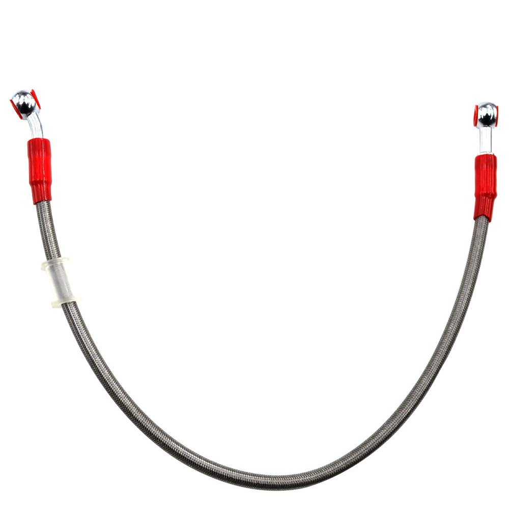AHL Motorcycle Colorful Brake Line cable or Clutch Oil Tube (90cm, Sliver)