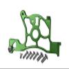 GPM For Traxxas Rustler 4X4 VXL (67076-4) Upgrade Parts Aluminum Rear Spur Gear Cover Mount - 1Pc Set Green view 1