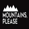 2 Pack - Mountains Please - Decal Vinyl Sticker Graphics for Car Truck SUV Van Wall Window Laptop (White, 8.5" X 3.5") view 1