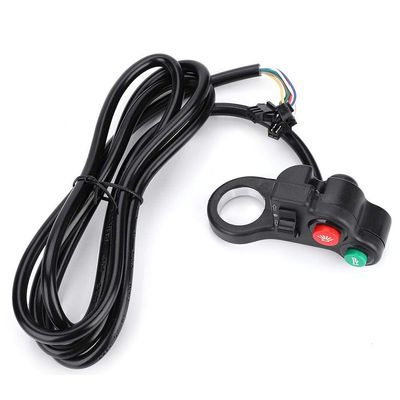 VGEBY 3-in-1 Light Horn Turn Switch, Push Button Actuator, Manual Operation, Black