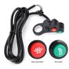 VGEBY 3-in-1 Light Horn Turn Switch, Push Button Actuator, Manual Operation, Black view 2