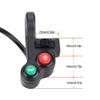 VGEBY 3-in-1 Light Horn Turn Switch, Push Button Actuator, Manual Operation, Black view 3