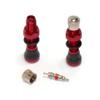 VeloTubes Tubeless Schrader Valves - 40mm Red view 1