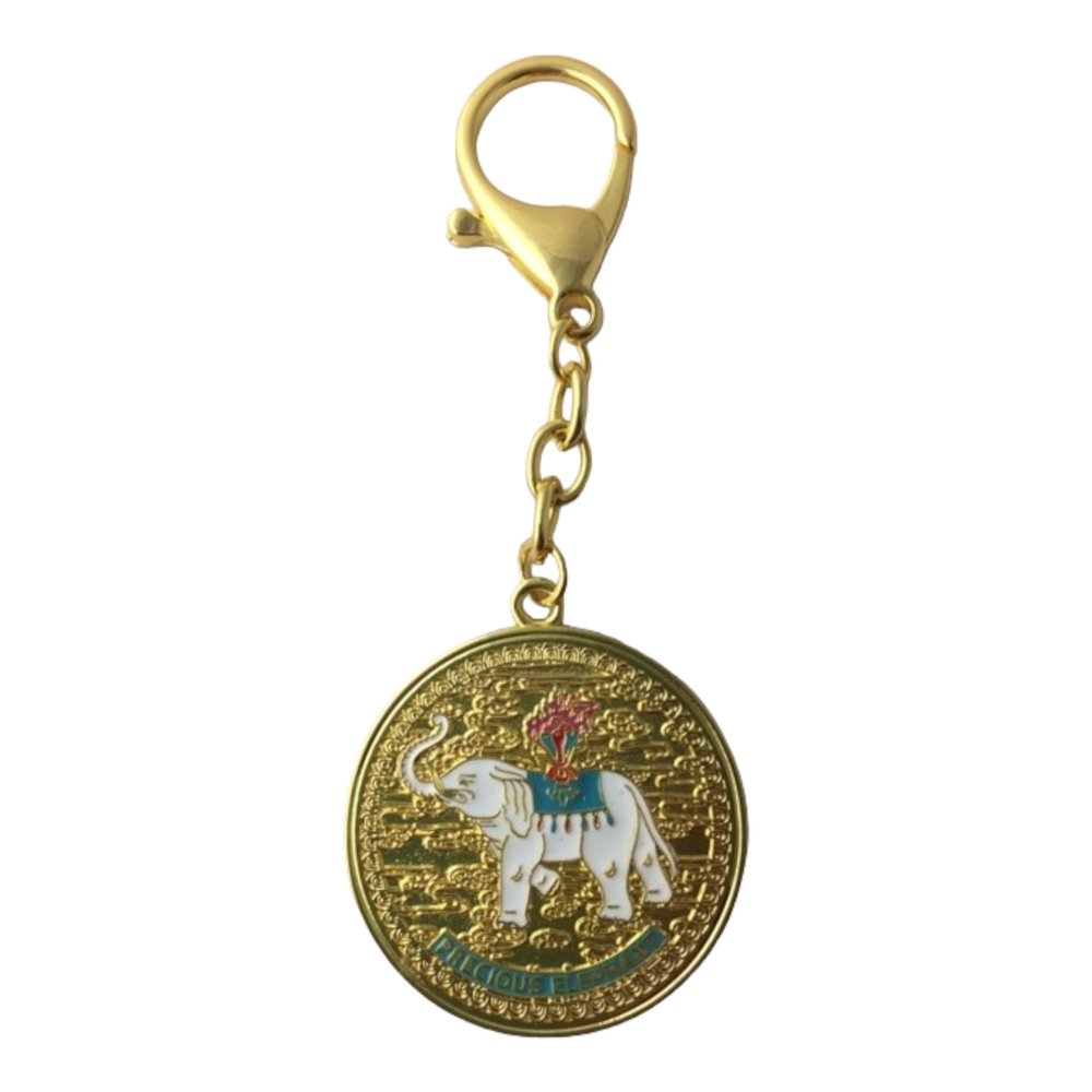 Feng Shui Precious Elephant Keychain Amulet