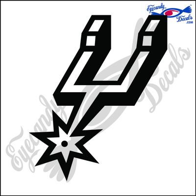 Eyecandy Decals Boot SPUR 6 INCH Decal Sticker Black