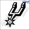 Eyecandy Decals Boot SPUR 6 INCH Decal Sticker Black view 1