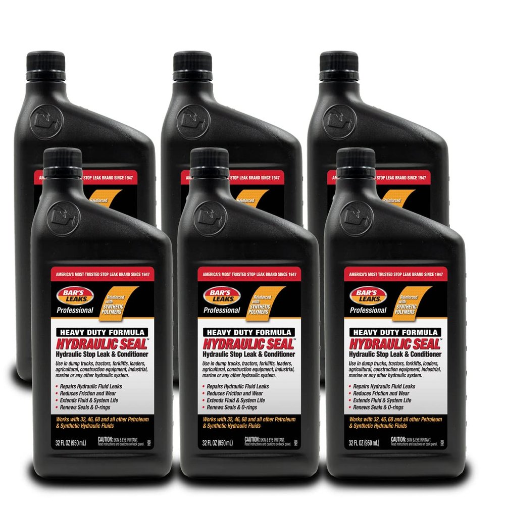 Bar's Leaks H60-6PK Hydraulic Seal Stop Leak & Conditioner, 32. Fluid_Ounces, 6 Pack