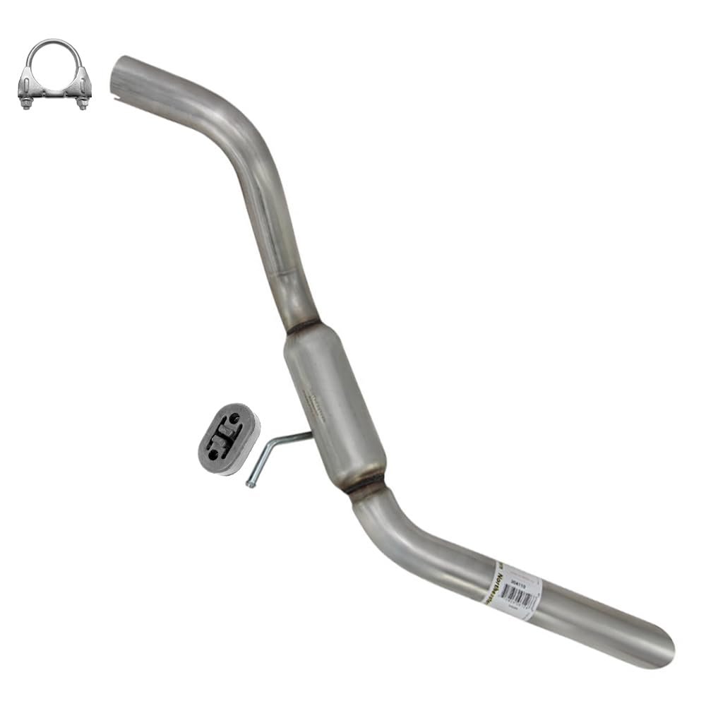 Exhaust Front Tail Pipe Compatible for 2006-2010 Mercury Mountaineer 4.0L | Stainless Steel | Northeastern Exhaust | Free Clamp and Hanger Included | Direct-Fit Replacement