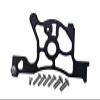 GPM For Traxxas Rustler 4X4 VXL (67076-4) Upgrade Parts Aluminum Rear Spur Gear Cover Mount - 1Pc Set Black view 1