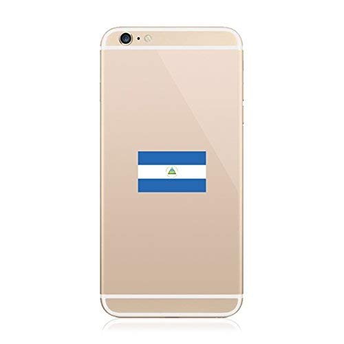 2X - Nicaraguan Flag Cell Phone Sticker Decal Vinyl Made in USA