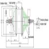 24V 36V 48V 250W Bike Rear Wheel Hub Motor Bicycle Brushless Hub Spokes Motor Hub Motor with Flywheel(48V250W) view 4