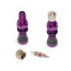 VeloTubes Tubeless Schrader Valves - 40mm Purple view 1