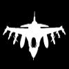 Jet Airplane Makarios LLC |Cars Trucks Vans Walls Laptop MKR| White |5.5 x 3|MKR726 view 1