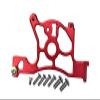 GPM For Traxxas Rustler 4X4 VXL (67076-4) Upgrade Parts Aluminum Rear Spur Gear Cover Mount - 1Pc Set Red view 1