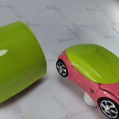 Averry SW900 Gloss Lime Green | 731-O | Vinyl CAR WRAP Film (5ft x 5ft (25 Sq/ft)) w/Free-Style-It Pro-Wrapping Glove