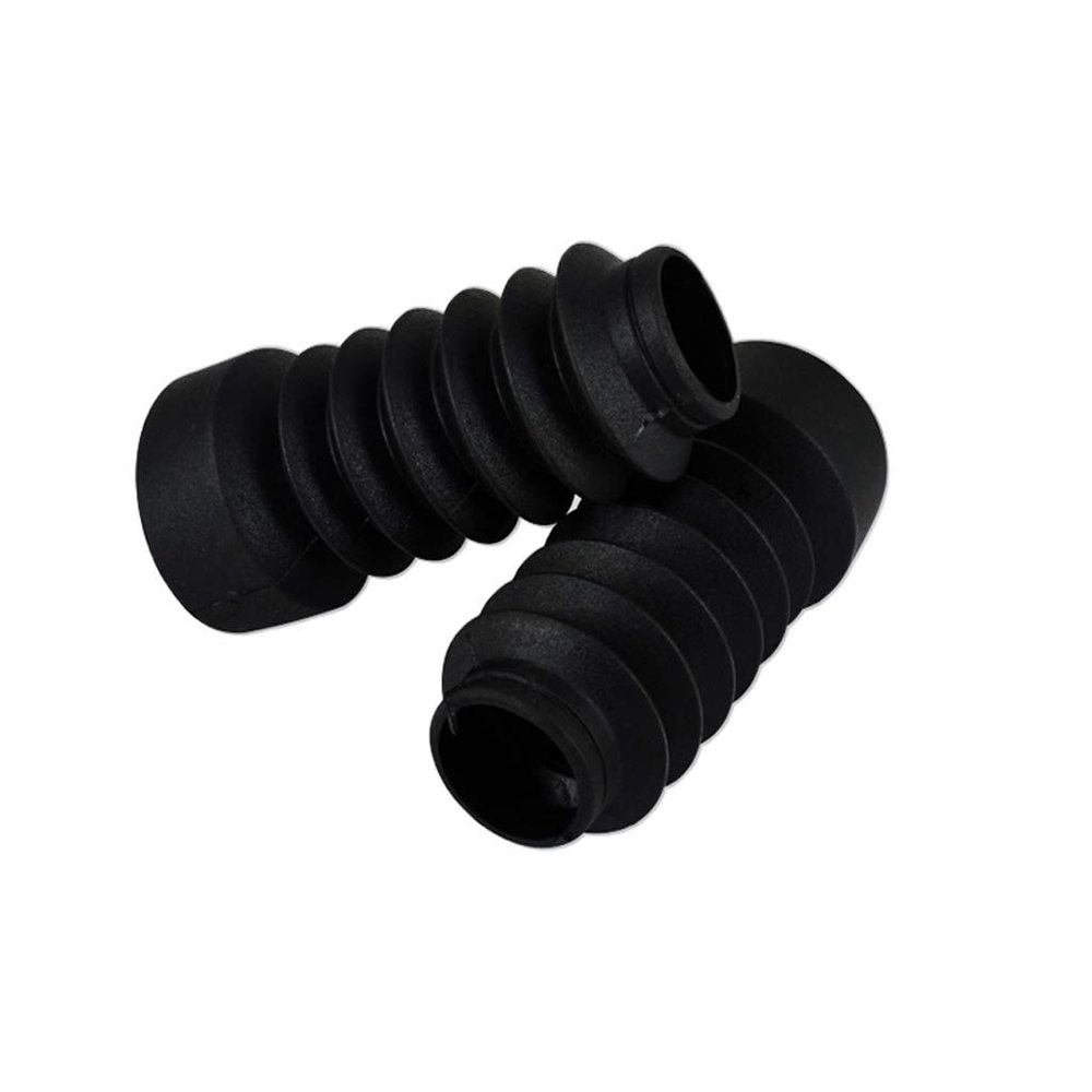 Motorcycle Rubber Fork Shock Boots 103mm for Jog 50cc, Black