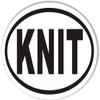 Knit Euro Oval Bumper Sticker view 1