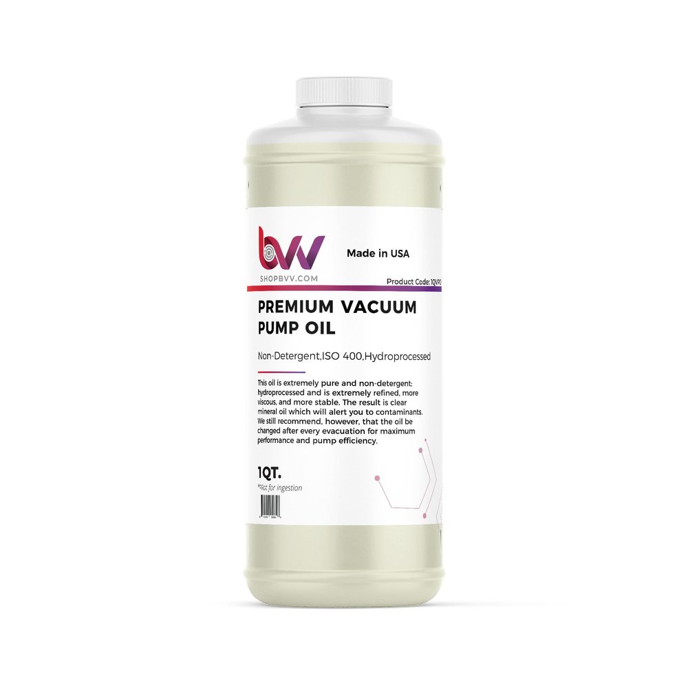 BVV Premium Vacuum Pump Oil Size 1 QT