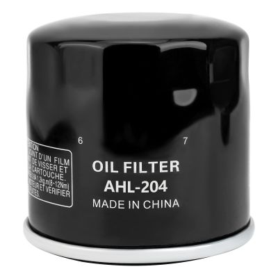 AHL 204 Oil Filter 16097-0002 16097-0003 16097-0007 Compatible with KAWASAKI KVF700 PRAIRIE 4X4 700 2004-2006 / 4X4 TEAM GREEN 700 2005-2006(1 pc)