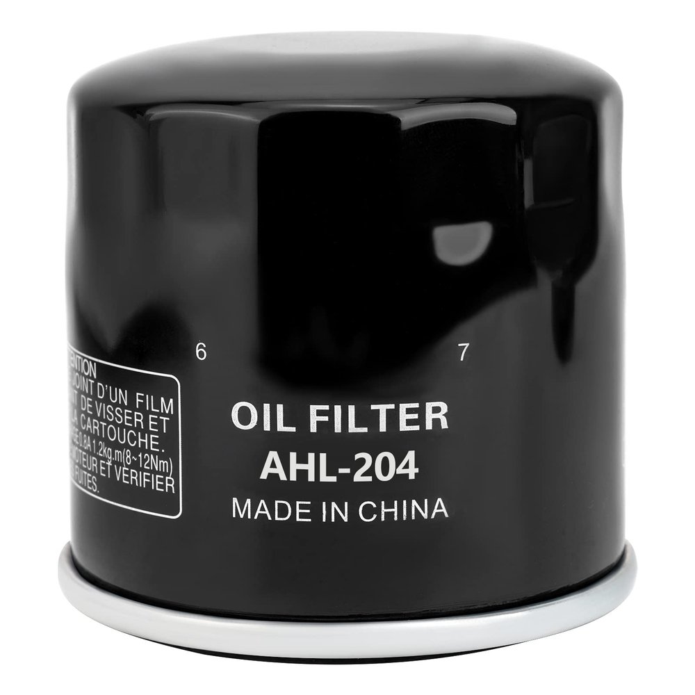 AHL 204 Oil Filter 16097-0002 16097-0003 16097-0007 Compatible with KAWASAKI KVF700 PRAIRIE 4X4 700 2004-2006 / 4X4 TEAM GREEN 700 2005-2006(1 pc)