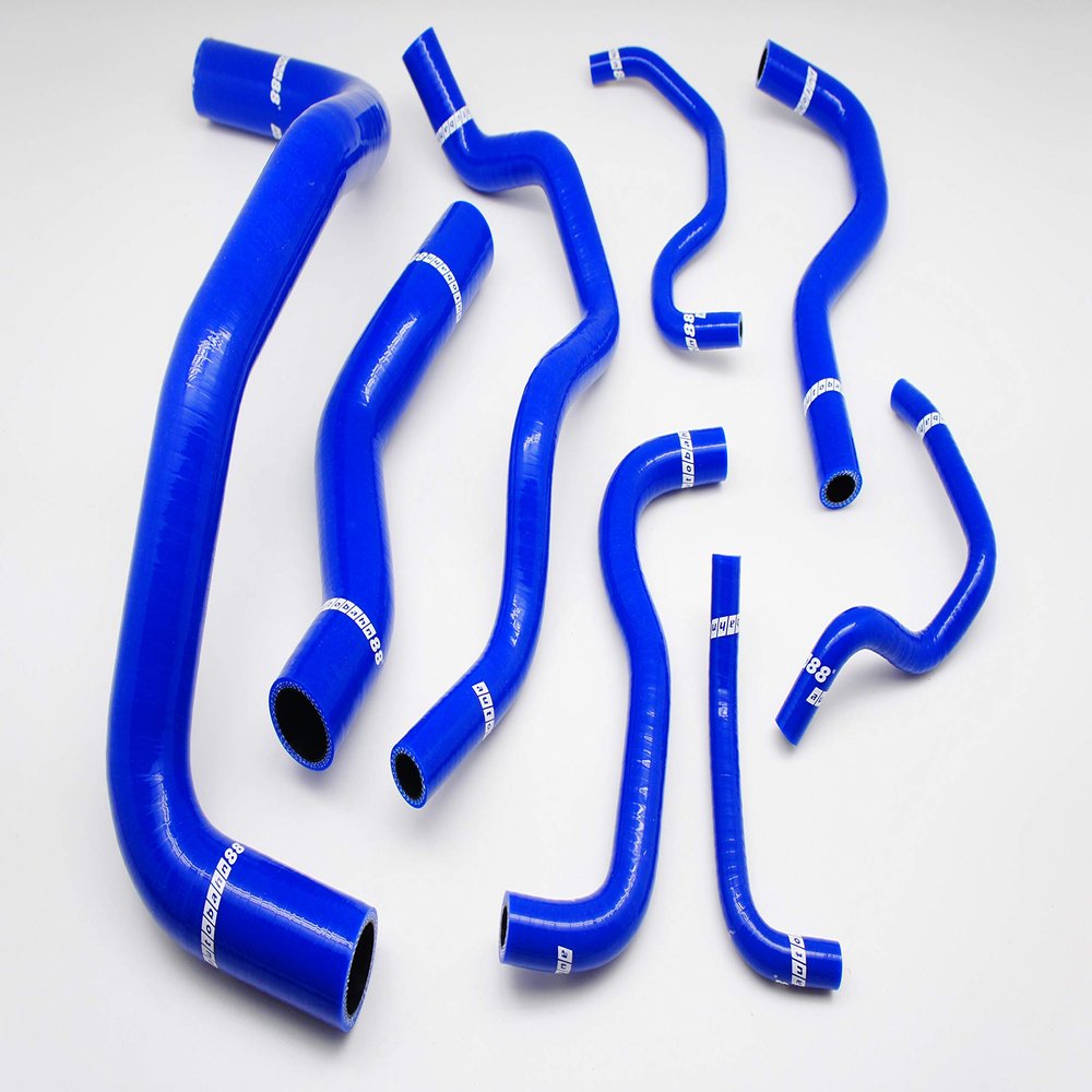 Autobahn88 Radiator Coolant & Heater Silicone Hose Kit, compatible with 2017-2021 Honda CR-V RW1/2/RT5/6 L15B Turbo (Blue -without Clamp Set)