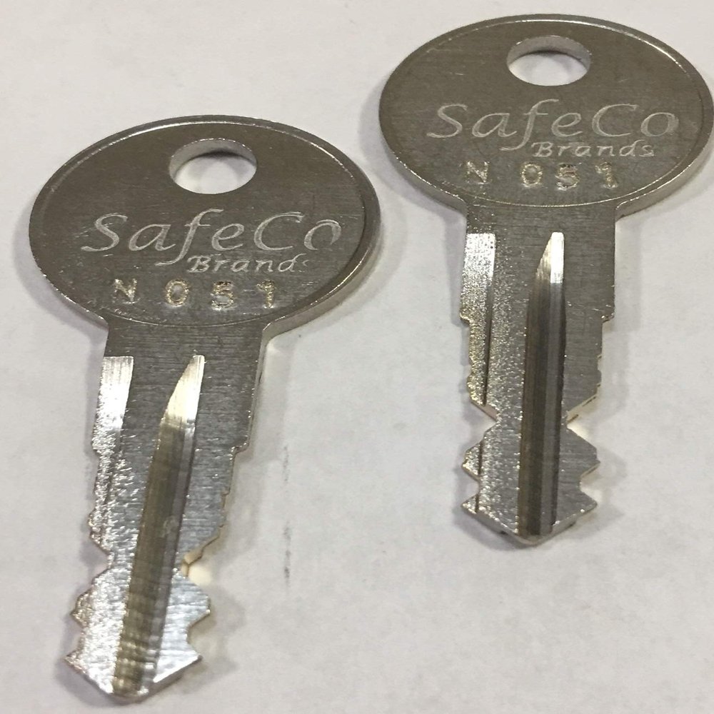 Ilco 2 Cut Keys for Thule Roof Rack Lock Ski Rack Bicycle Hauler Kayak Carrier Boat. for Locks Stamped from N151 to N200 Just Check Your Locks and Match Your Number. (N174)