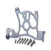 GPM For Traxxas Rustler 4X4 VXL (67076-4) Upgrade Parts Aluminum Rear Spur Gear Cover Mount - 1Pc Set Silver view 1