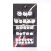 ARAMOX Motorcycle Screw Nut, 30Pcs Motorcycle Motorbike Screw Nut Cover Decoration For (Silver) view 1