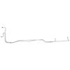 Inline Tube Compatible with 1967 Ford Fairlane 289CID C4 5/16" Trans Cooler Lines 2pc, Stainless view 1