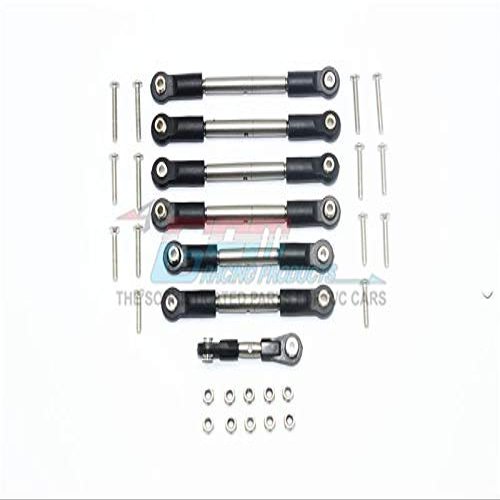 GPM For Traxxas XO-01 Supercar Upgrade Parts Stainless Steel Thickened Tie Rods - 7Pc Set