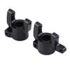 RC Steering Knuckle, Durable Metal Front Hub for Axial SCX10 II, RC Car Upgrade Accessories (Black) view 1